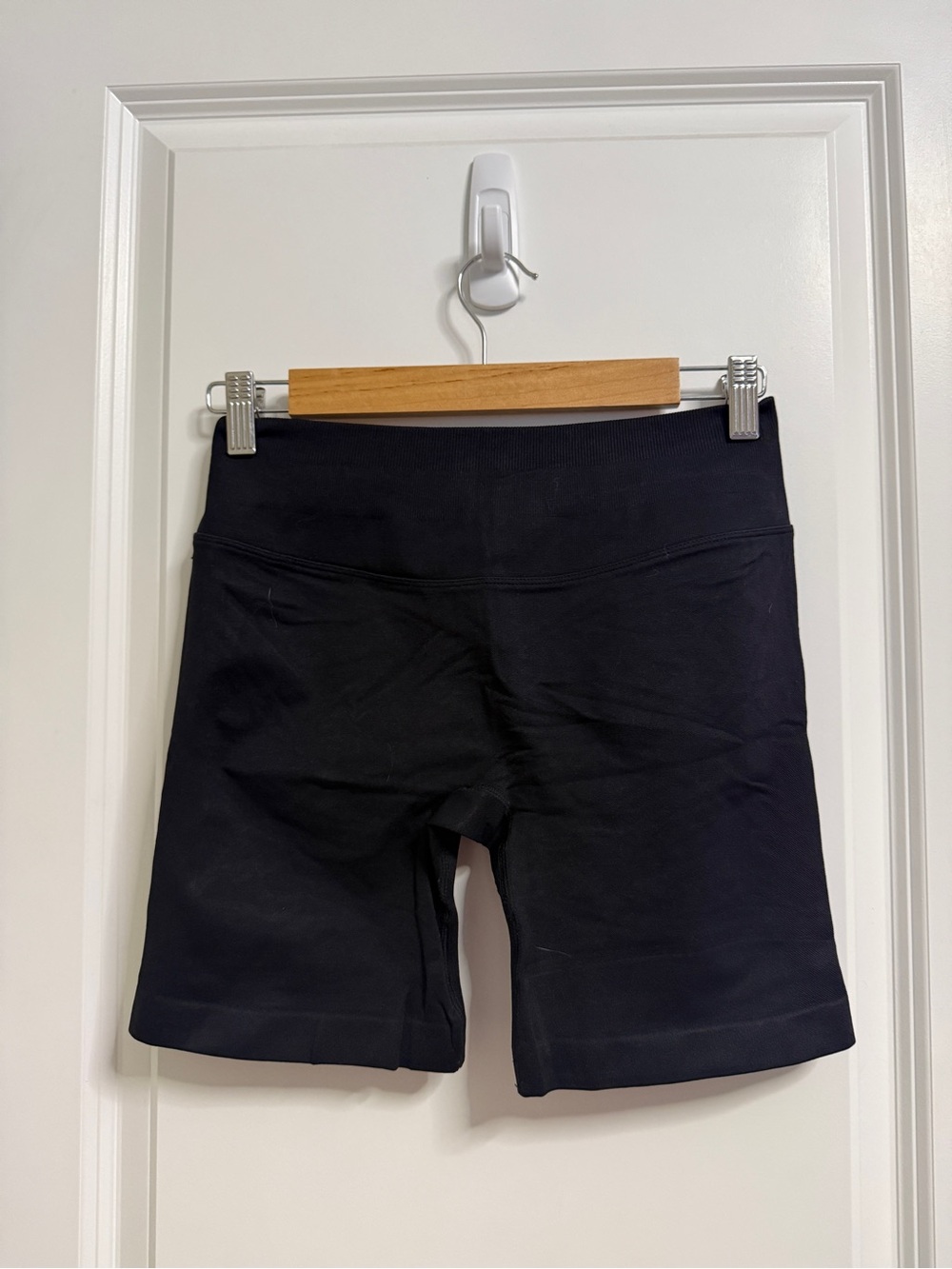 Amazon Black High-Waist Athletic Bike Shorts
